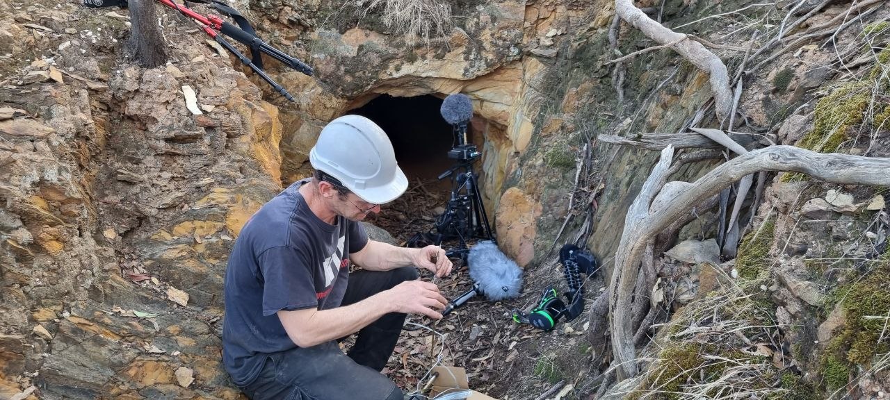 Field recording demolition and impact sources in Castlemaine