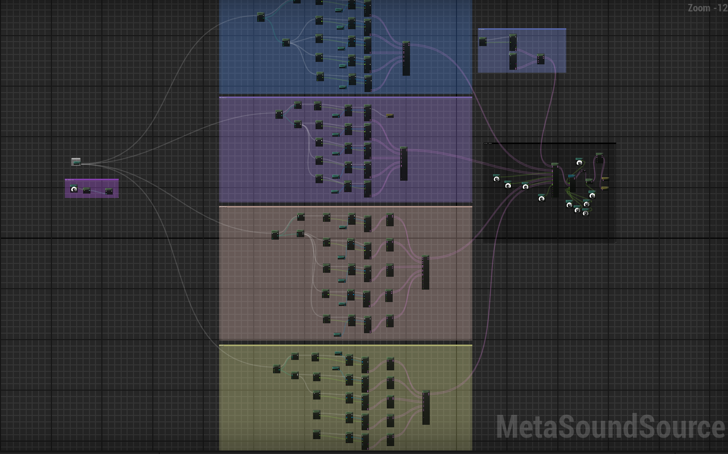 Ion Cannon procedural weapon system built in Unreal Engine MetaSounds